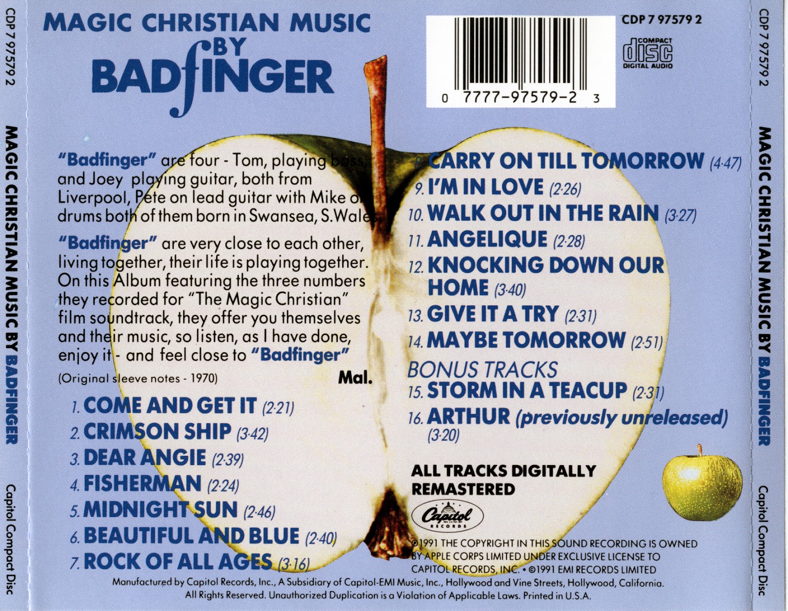Badfinger Magic Christian Music (1970) 1991 Capitol (Flac) FLAC FILE