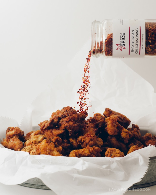 Spicy Korean Fried Chicken by iamafoodblog