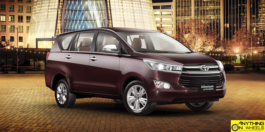 Anything On Wheels Toyota Launches Innova Crysta In India Between