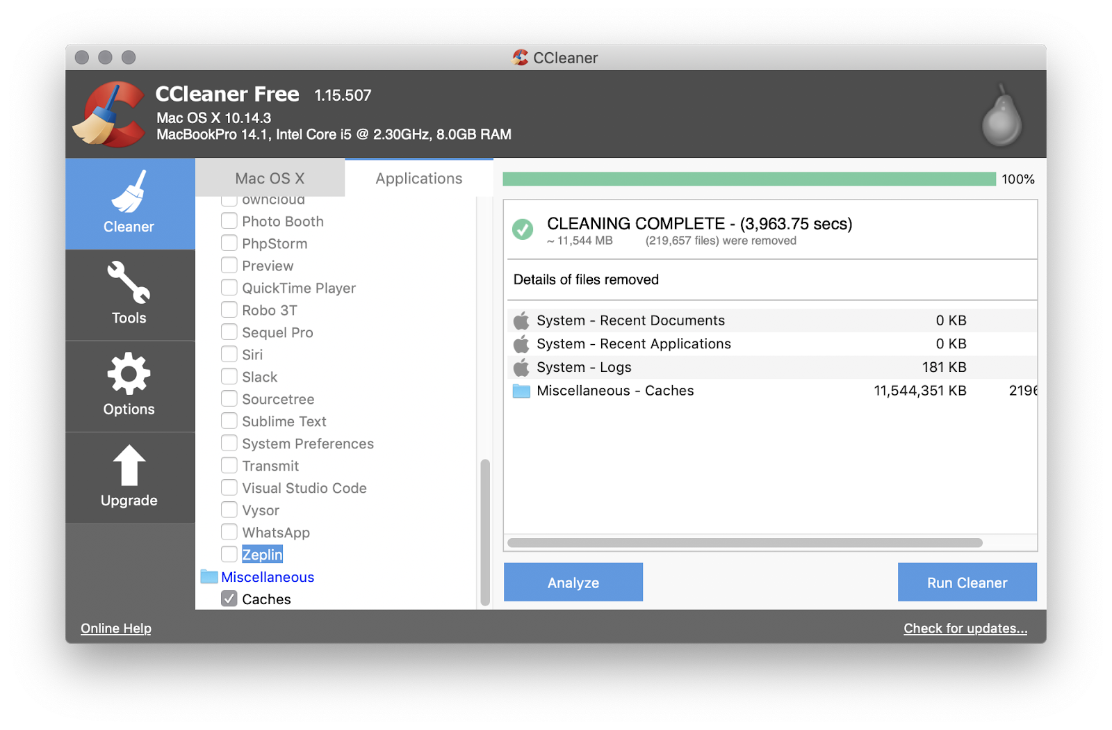 How to free up macbook storage