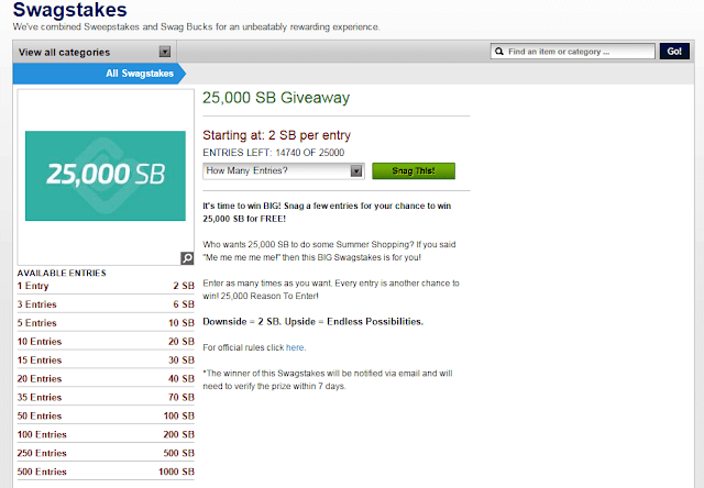 How to participate in swagstakes