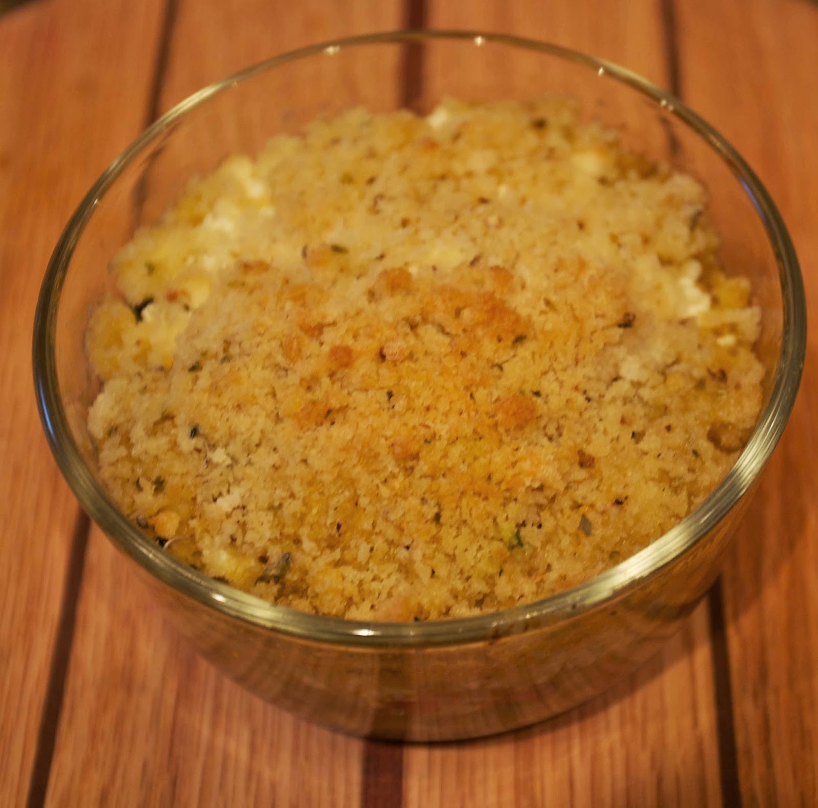 Savory Vegetable Goat Cheese Crumble