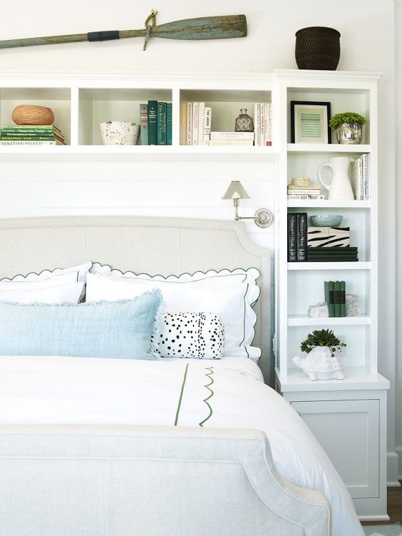 Builtins around Bed Inspiration Remodelando la Casa