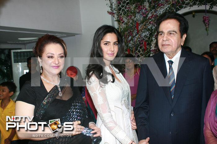 Katrina Kaif with Dilip kumar1 - Katrina Kaif with Dilip kumar & Saira Bano