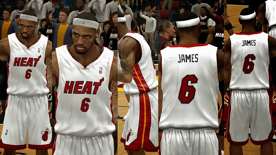 2015–16 Miami Heat season NBA 2K14 Jersey Throwback uniform