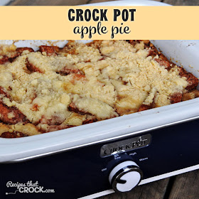 Crock Pot Apple Pie recipe from Recipes That Crock