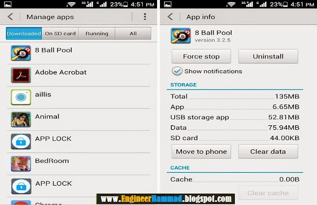 how to uninstall an app from android mobile or android tablet