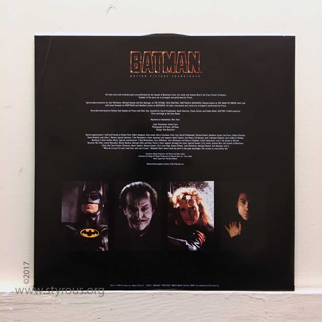 The Styrous® Viewfinder 20,000 Vinyl LPs 139 Prince Batman