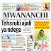 Habari Zilizopo Katika Magazeti ya Leo Jumanne ya March 12