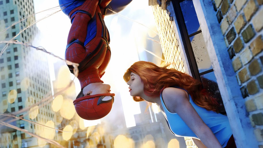  Spider Man  Mary Jane Kissing  Marvel 4K 249 Wallpaper 