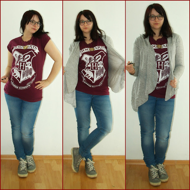 [Fashion] I am - and always will be - a Potterhead Hogwarts Shirt & Jeans