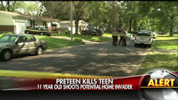 Home-alone Pre-teen Shoots Teen Intruder As 11 Year Old Kills With His Mothers Weapon