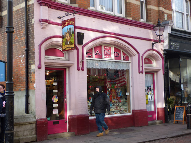 Sweet shop on Rochester High Street, Kent Sweet shop on Rochester High Street, Kent