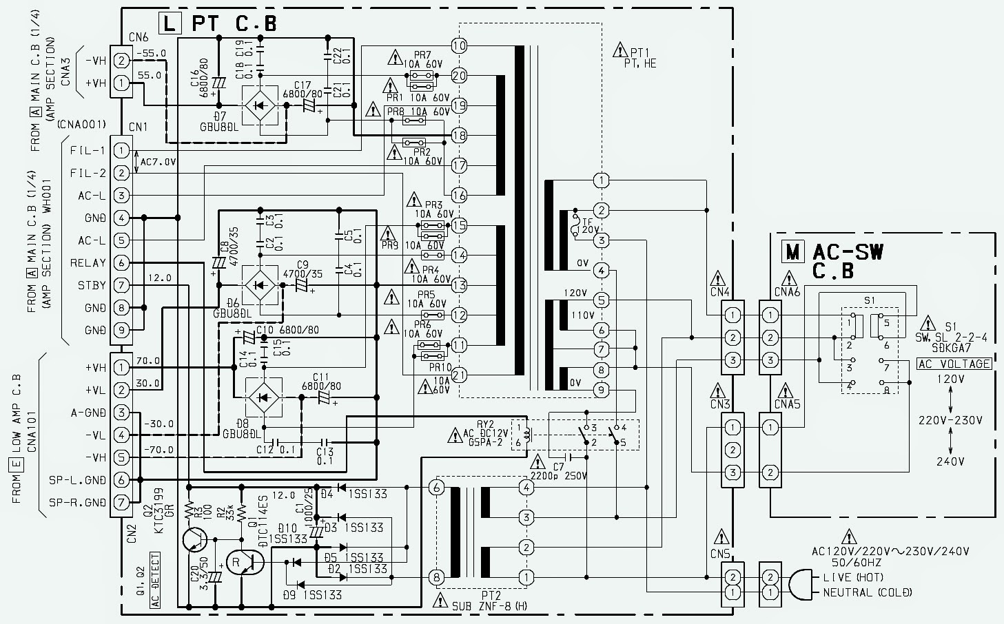 Various Diagram  Aiwa Xh A1060 Compact Disc Stereo System