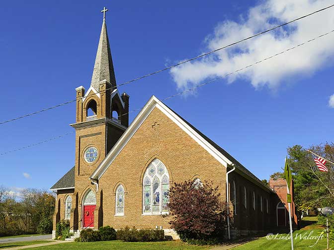 The View from Squirrel Ridge Lutheran Church in Toms Brook