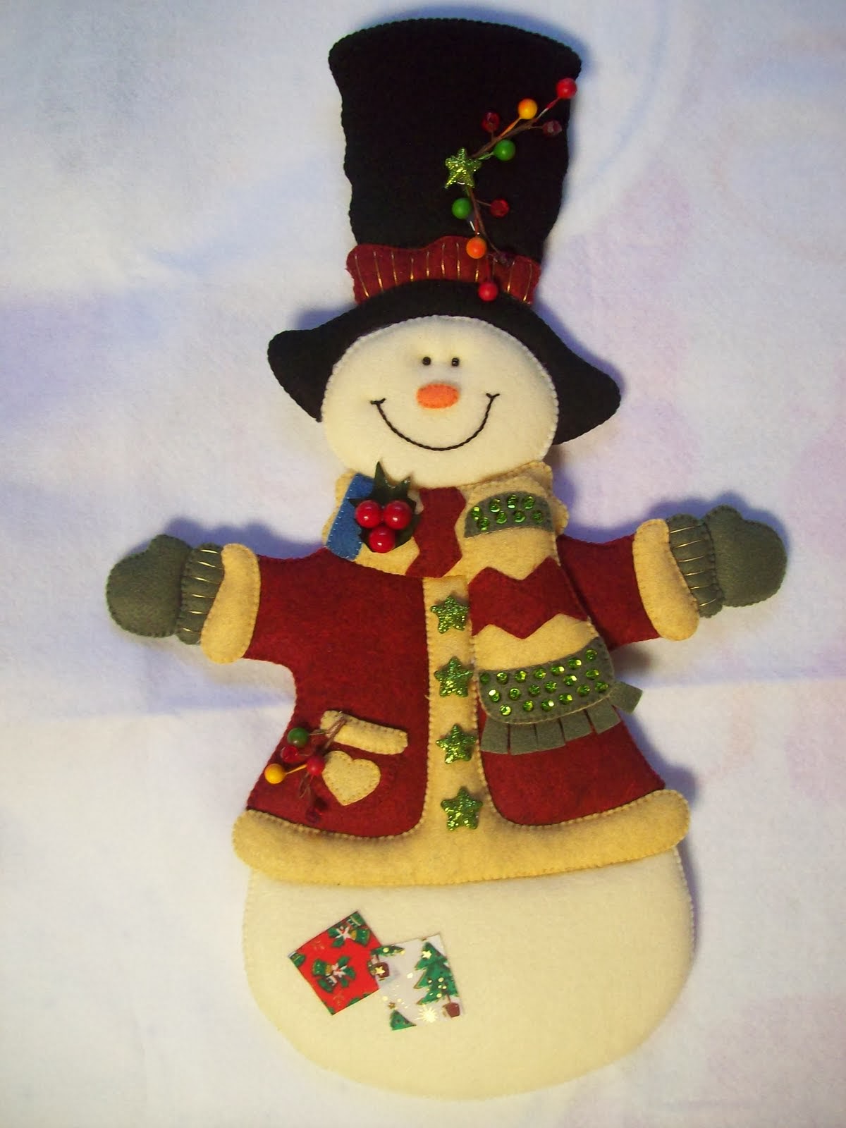 navidad con patrones Muñecos de Nieve Navideños