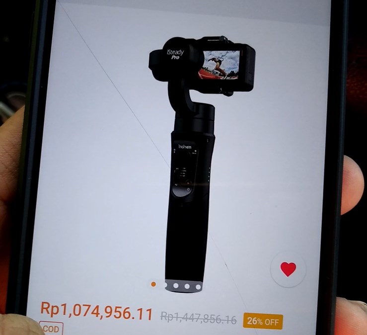 Feiyu Tech Wearable Gimbal For Action Camera Wg2x Black