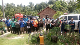 Kampung Mulya Jaya Kecamatan Rebang Tangkas Lakukan Penyemprotan Disinfektan Guna Cegah Penyebaran Virus Corona