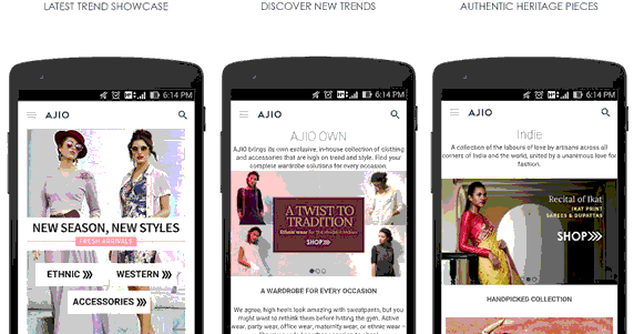 Ajio Online Shopping App For Android Share Your Application