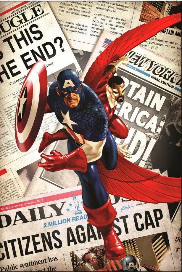 Fashion and Action Captain America and The Falcon by