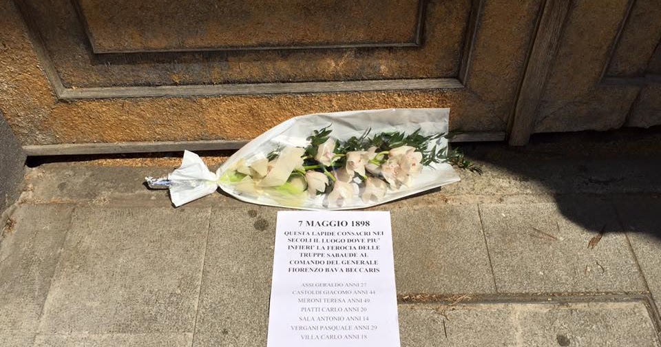 Monza in Diretta Monzesi uccisi nei moti del 1898, giovani padani