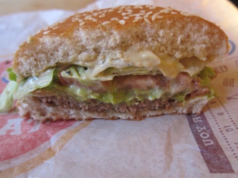 Review Burger King Avocado Swiss Whopper Jr. Brand Eating