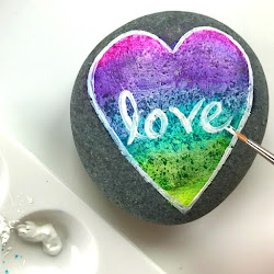 rocks rock painting paint easy rainbow designs happy painted supplies patterns tutorials heart creative watercolor simple kindness four beginners rainbows