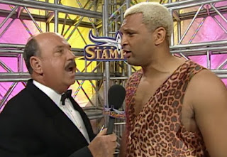 WCW Spring Stampede 2000 - Ernest 'The Cat' Miller talks to Mean Gene Okerlund