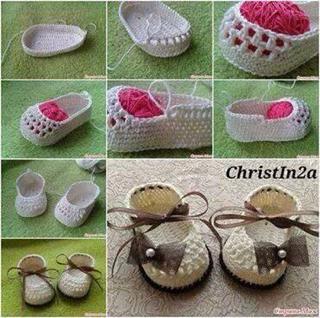 esta ahí León agudo Cómo tejer zapatitos crochet