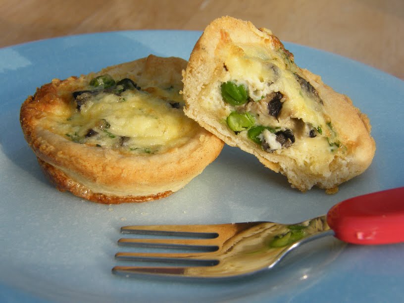 Baby Egg Pies Tinned Tomatoes