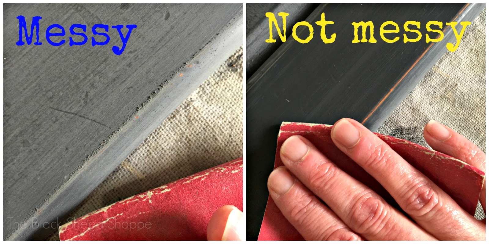 How to Sand Chalk Paint Indoors (Without Making a Mess)