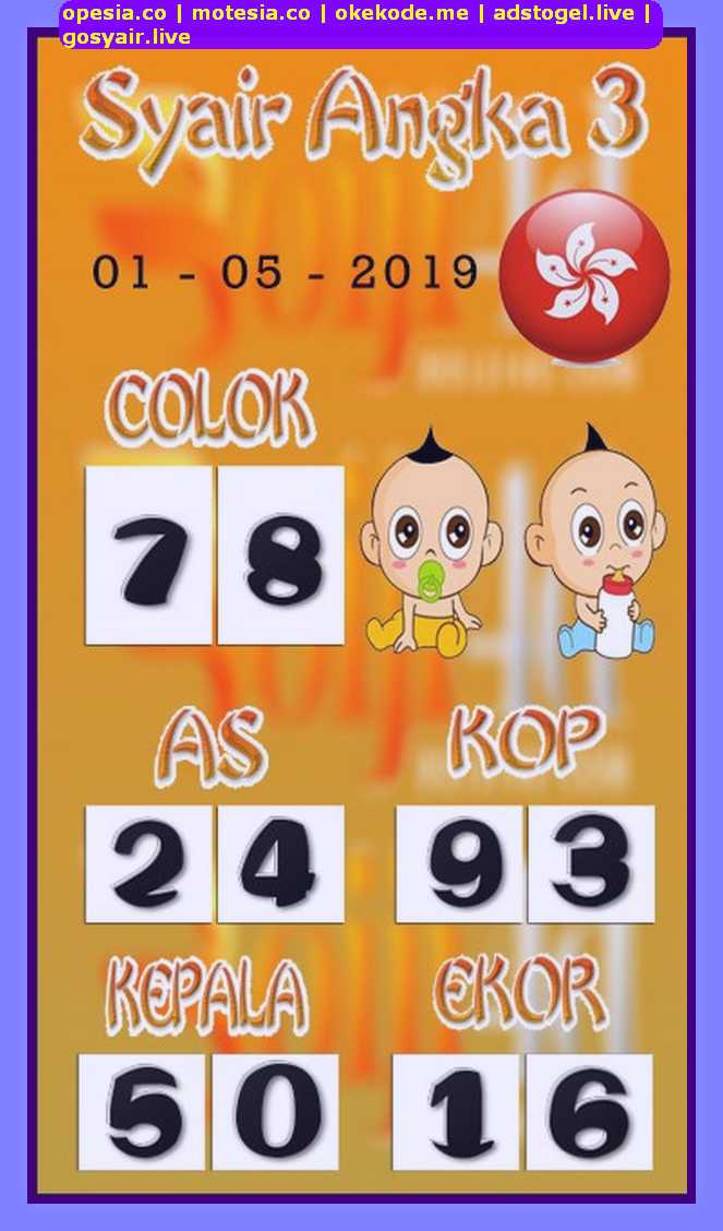 Kode syair hk Rabu 1 Mei 2019 GOsyair SEDIA KODE SYAIR