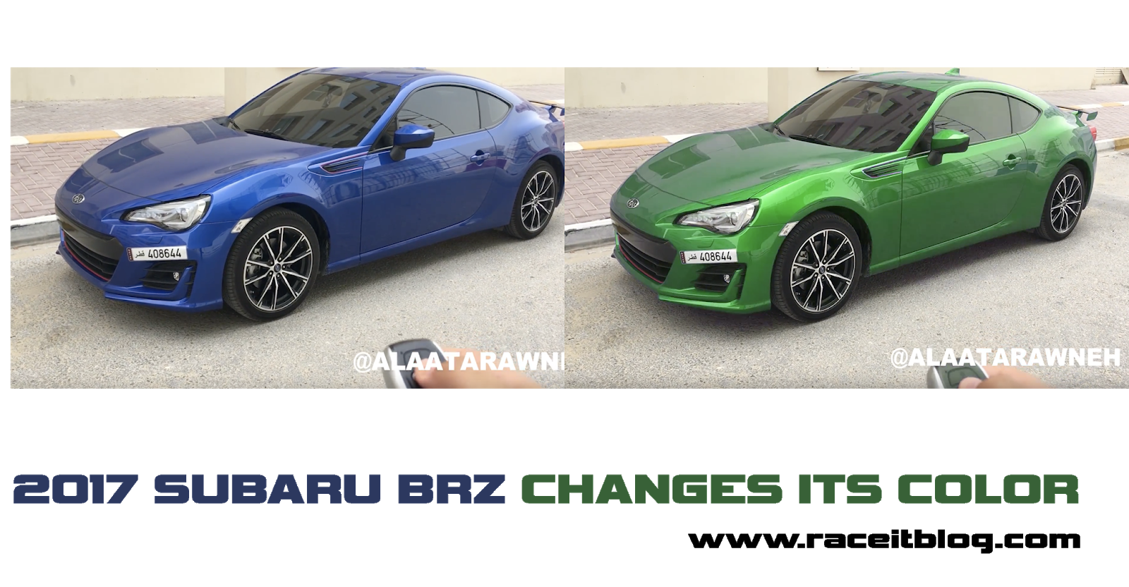 2017 Subaru Brz Changes Its Color Race It