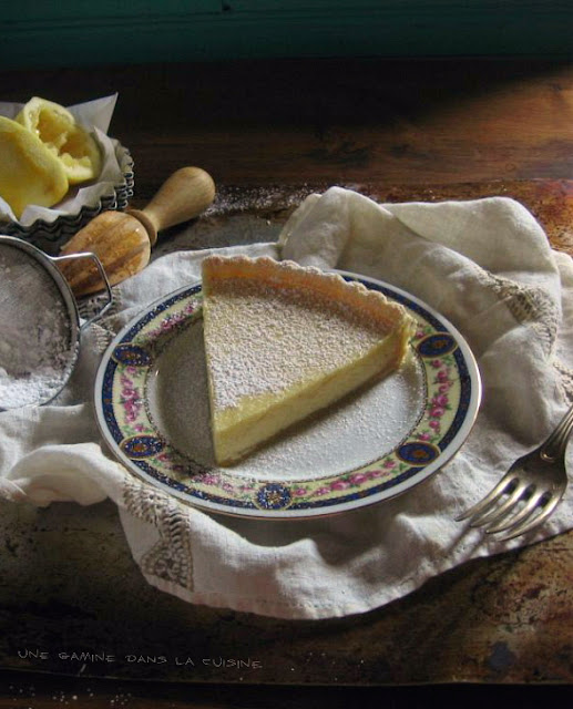 lemon tart with lemon-vanilla sablé / une gamine dans la cuisine