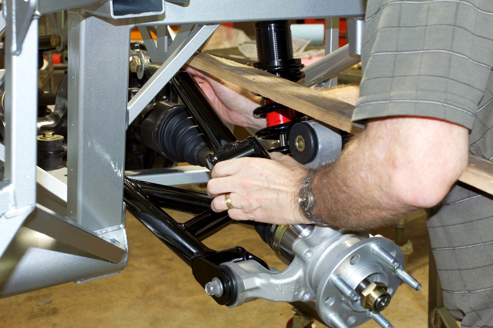 MR. BRADY BUILDS A CAR SUSPENSION AND BRAKES