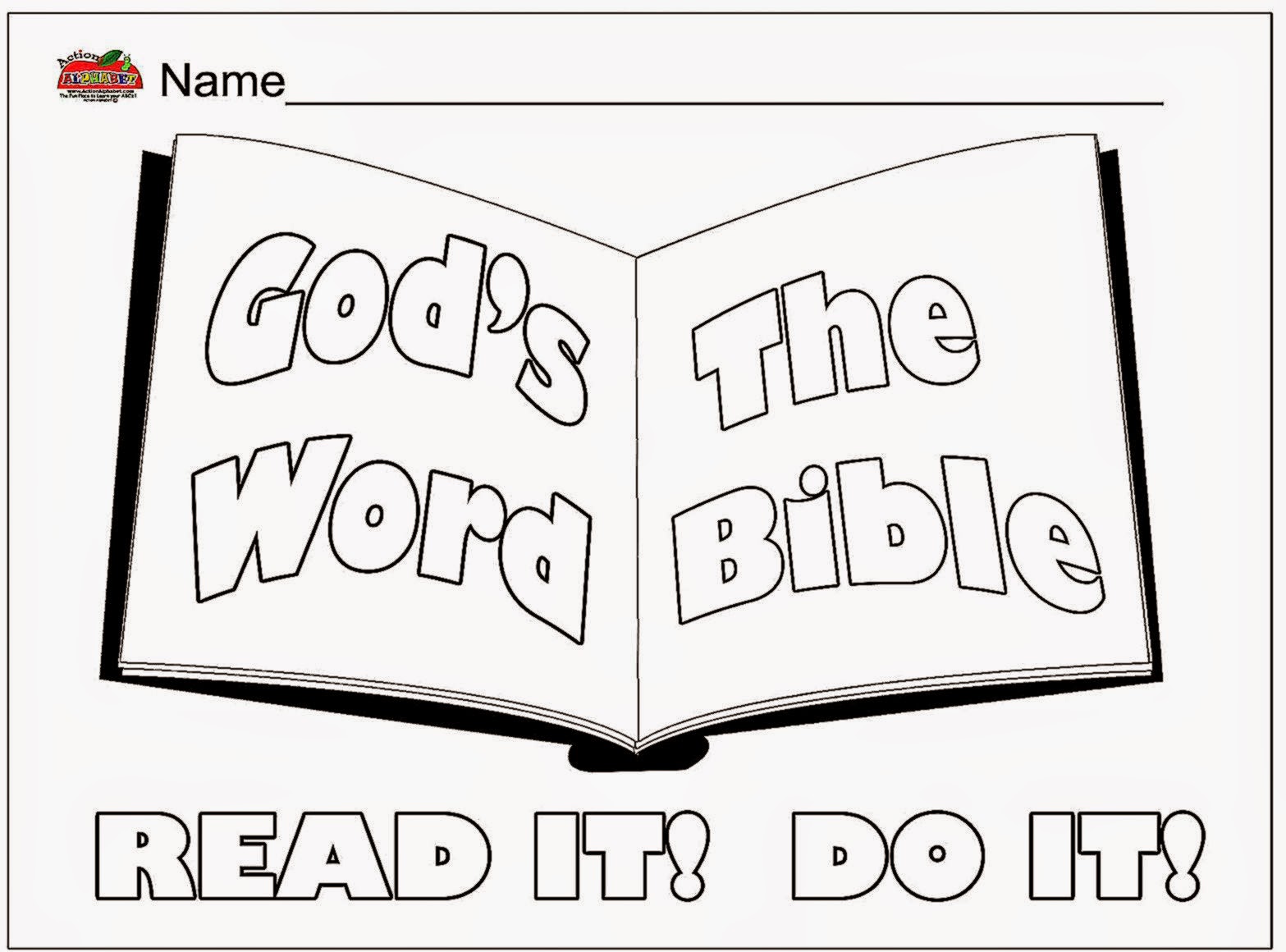 Free Printable Bible Lesson Coloring Pages