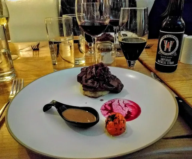 Sherlocks of Tubbercurry medallions of beef prepared by Eala Bhán restaurant in County Sligo, Ireland