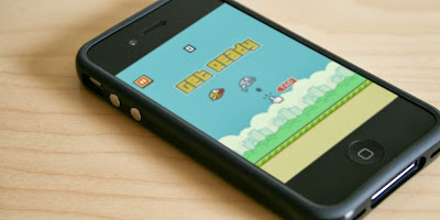 Flappy Bird - Fonte/Reprodução: http://www.dailydot.com/gaming/psychology-flappy-bird-addiction/