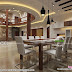 Dining area and living interior designs