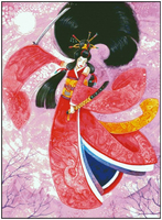 AMR-141 Besuto Samurai + PM HAED artwork by Amanda Robbins " AMR-141 Besuto Samurai + PM