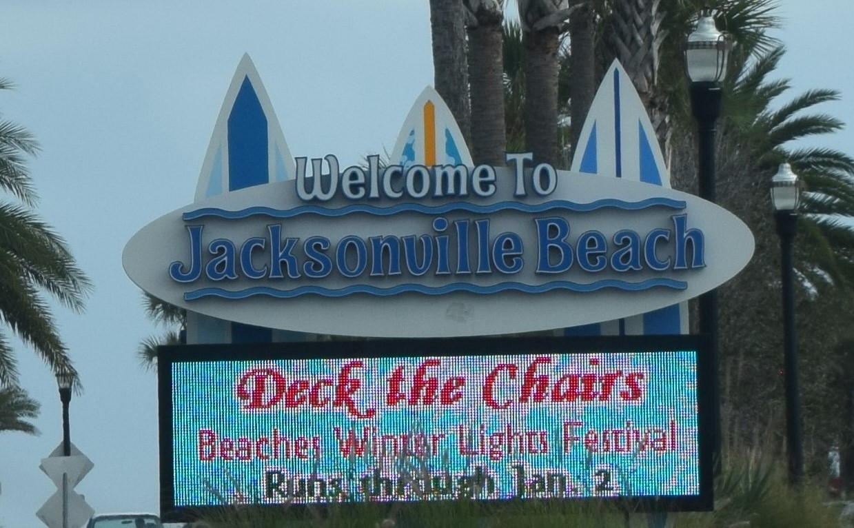 Florida Bliss Jacksonville Beach's "Deck the Chairs" at the Seawalk