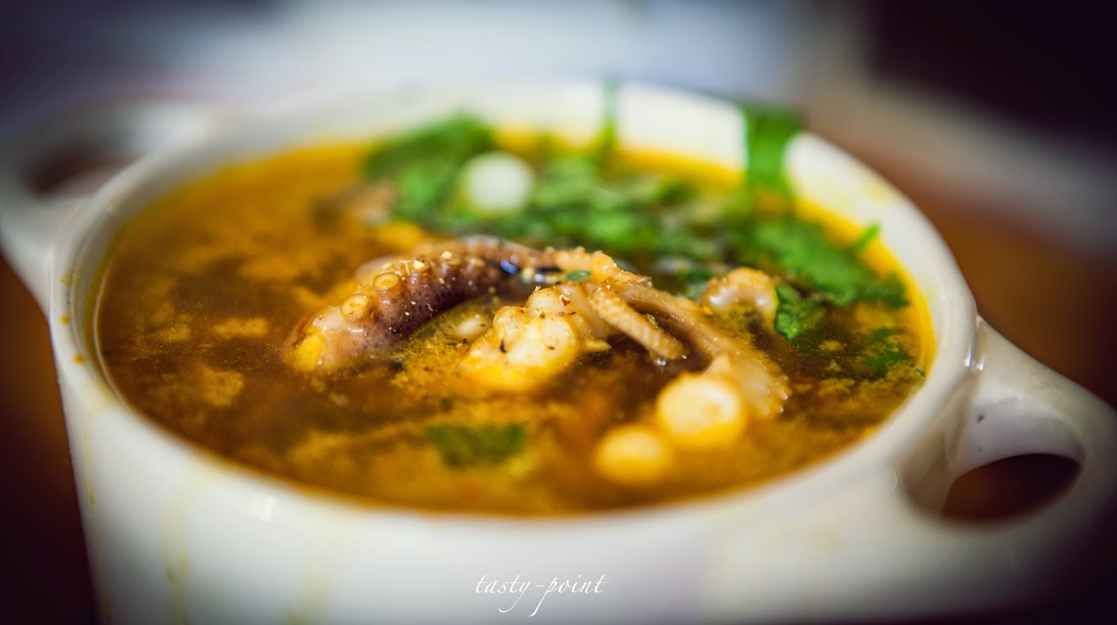 tasty point baby octopus curry soup