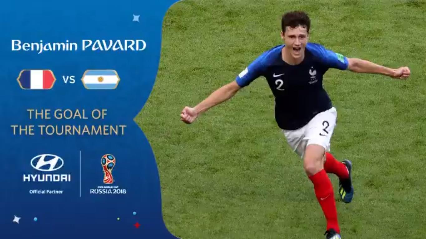 Best Goal of The FIFA World Cup PAVARD's Volley