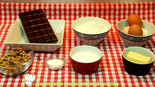 Receta fácil de brownie de chocolate