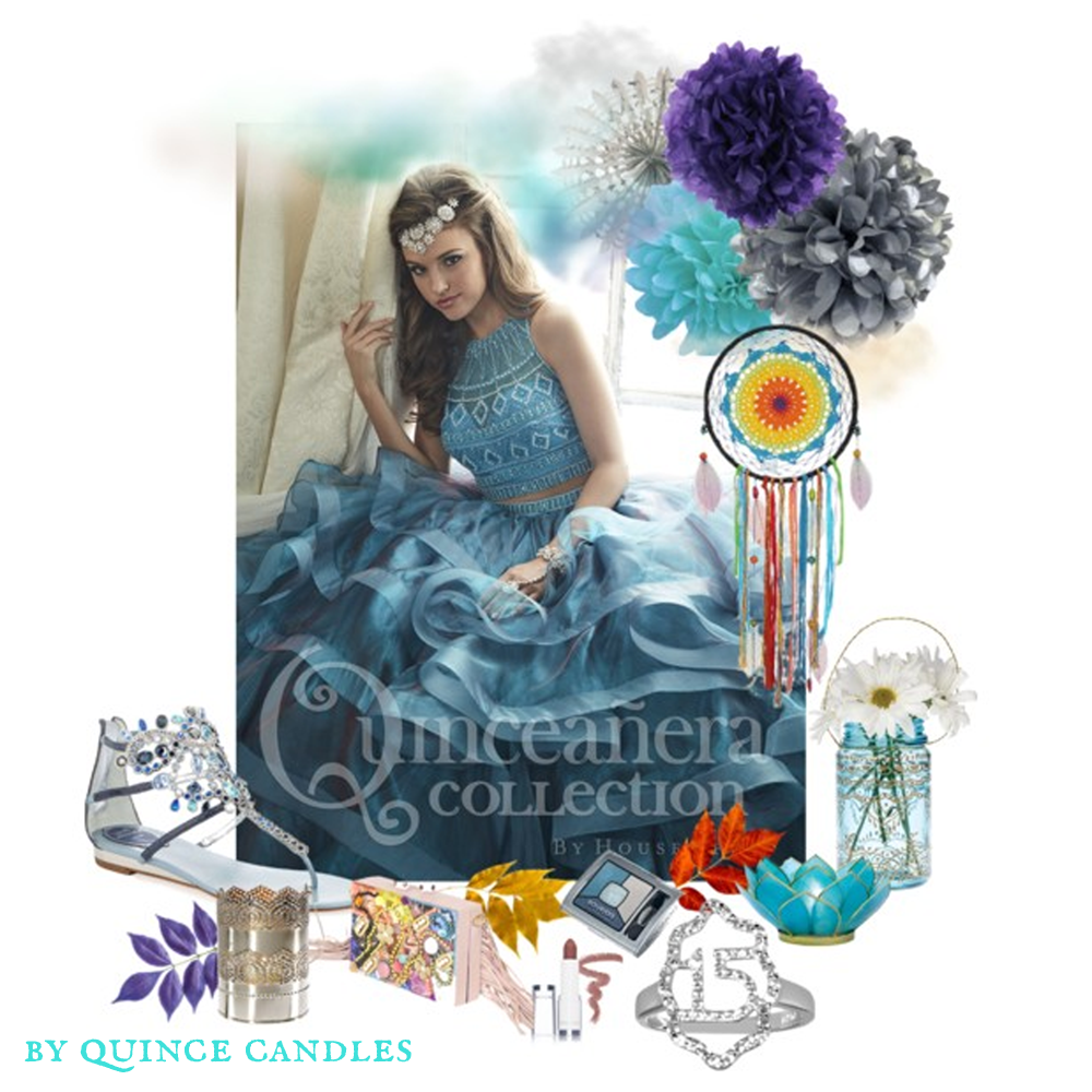Quince Candles Bohemian Dream Sweet Fifteen Quinceanera Theme