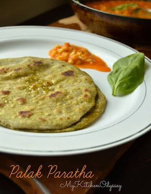palak paratha recipe1