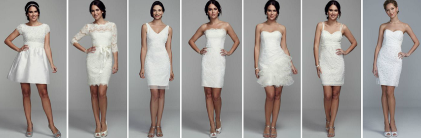 David Bridal White Dresses