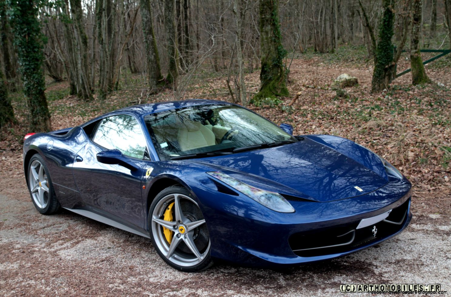Ferrari 458 Italia Blue  xyz