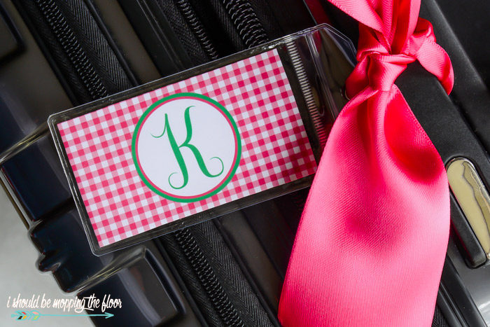 luggage ribbon tags