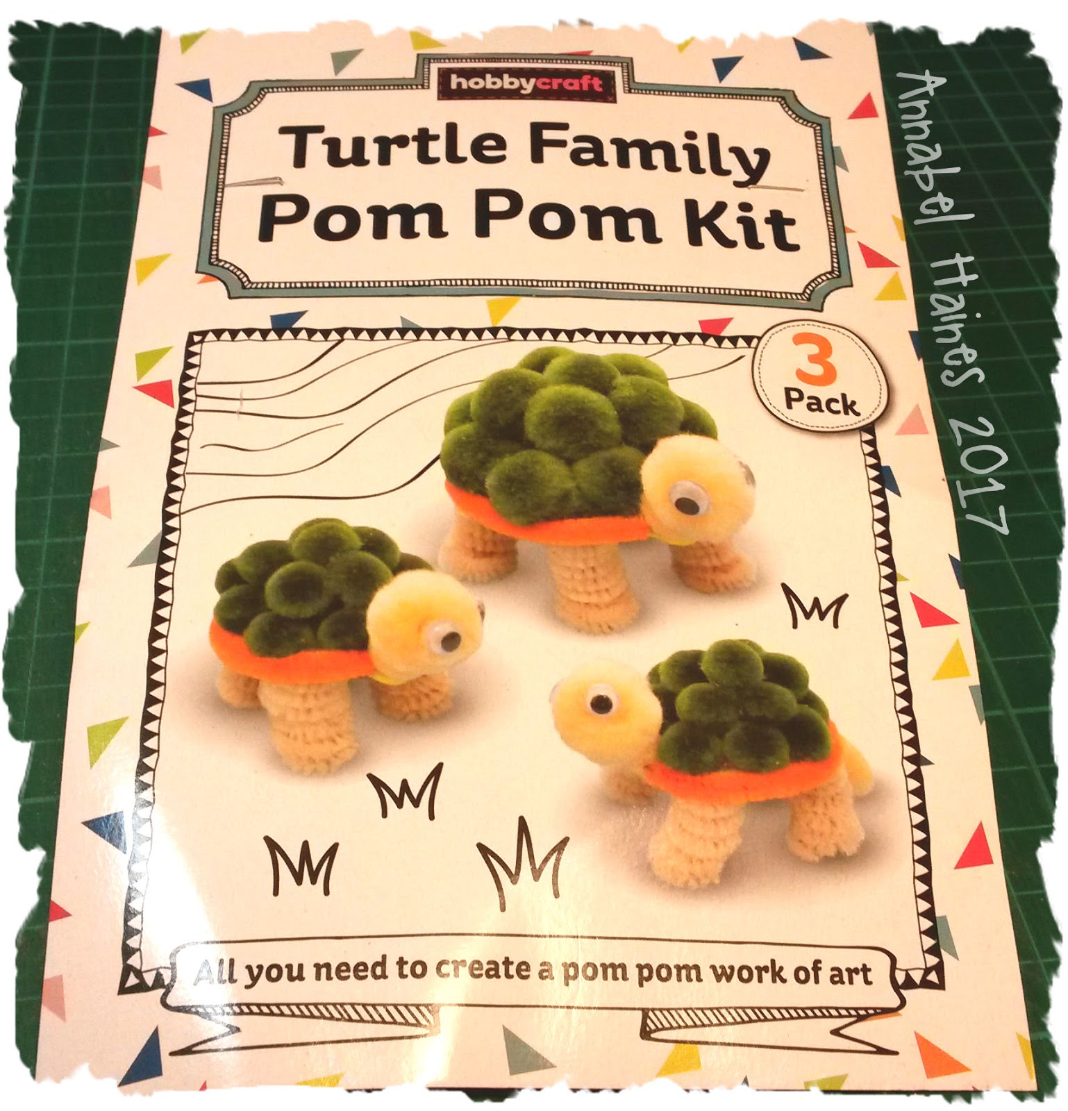 Cartway Cards Craft Kit Review Turtle Family Pom Pom Kit by Hobbycraft